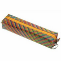 Yellow Globo 3D Lenticular Pencil Case (Plaid)